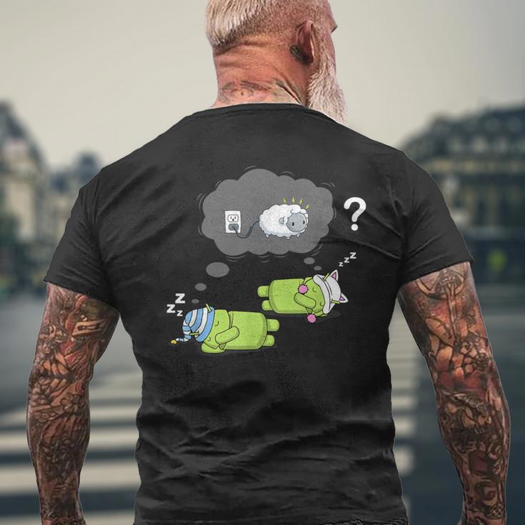 Robot Dream Of Electric Sheep Sci-Fi Replicant Blade Men's T-shirt Back Print Gifts for Old Men