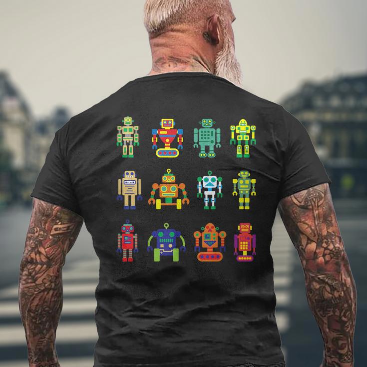 Robotics Engineer Idea Robot Lover T-Shirt mit Rückendruck Geschenke für alte Männer