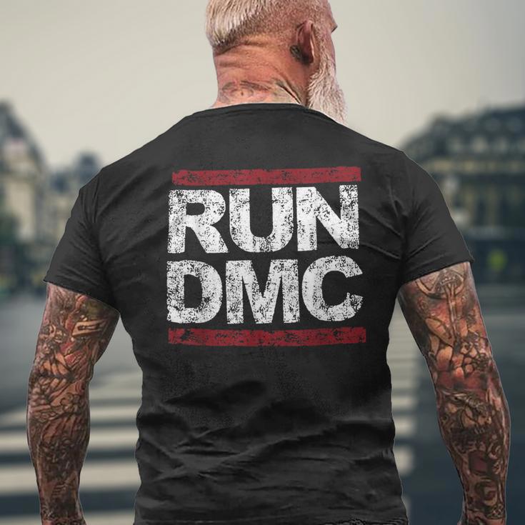 Run Dmc Grunge Logo T-Shirt mit Rückendruck Geschenke für alte Männer