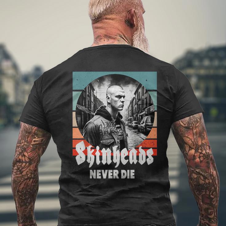 S Never Die Oi Ska T-Shirt mit Rückendruck Geschenke für alte Männer