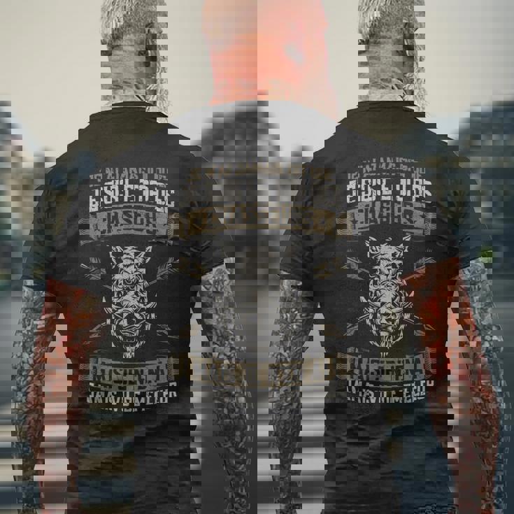 Sanglier Chasse Je Suis Le Top Des Chasseurs T-shirt imprimé au dos Cadeaux pour les vieillards