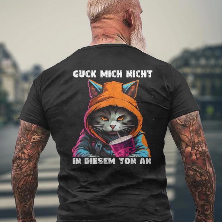 Schau Mich Nicht In Diesem Ton An T-Shirt mit Rückendruck Geschenke für alte Männer