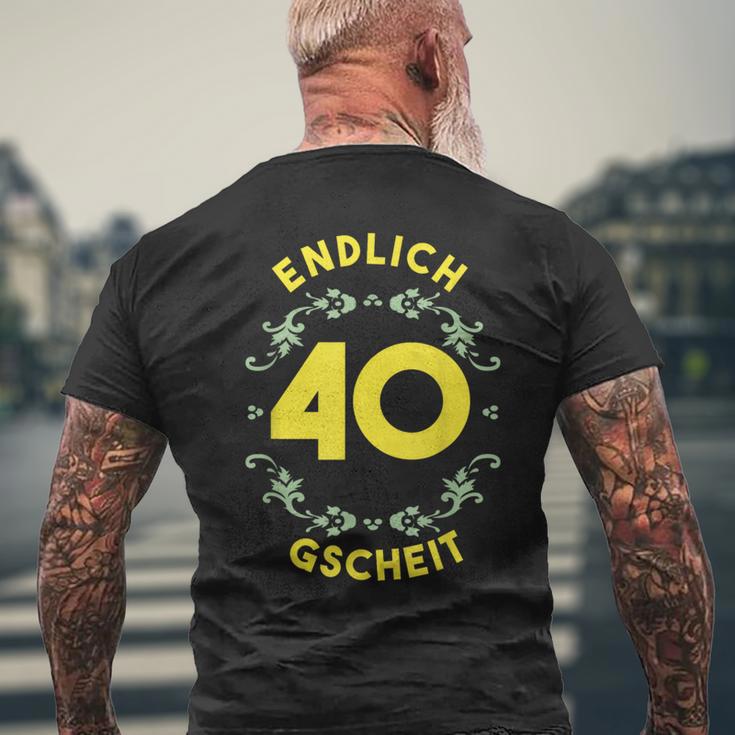 Schwaben Swabian 40Th Birthday T-Shirt mit Rückendruck Geschenke für alte Männer