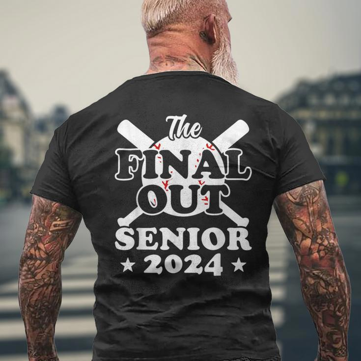 Senior 2024 Baseball Senior Year Class Of 2024 Men's T-shirt Back Print Gifts for Old Men