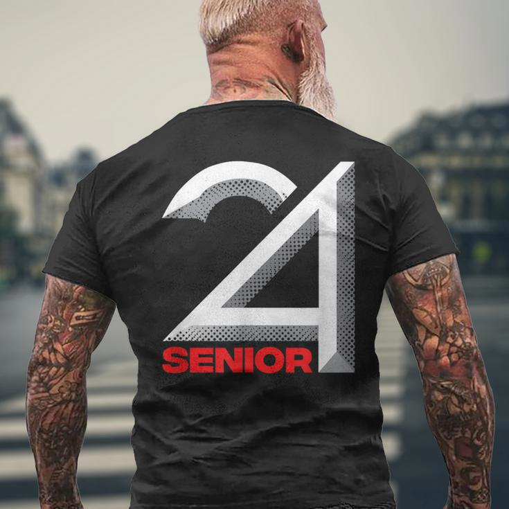 Senior Class Of 2024 Graduation High School College Men's T-shirt Back Print Gifts for Old Men
