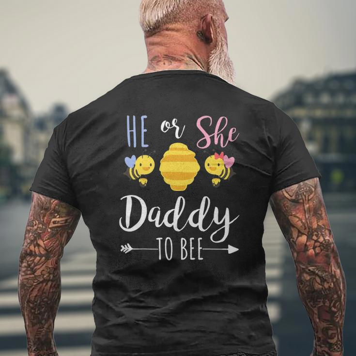 He Or She Daddy To Bee Expecting Father Mens Back Print T-shirt Gifts for Old Men