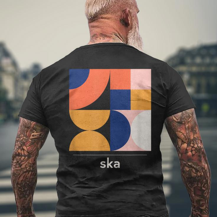 Ska Vintage Jazz Music Band Minimal T-Shirt mit Rückendruck Geschenke für alte Männer