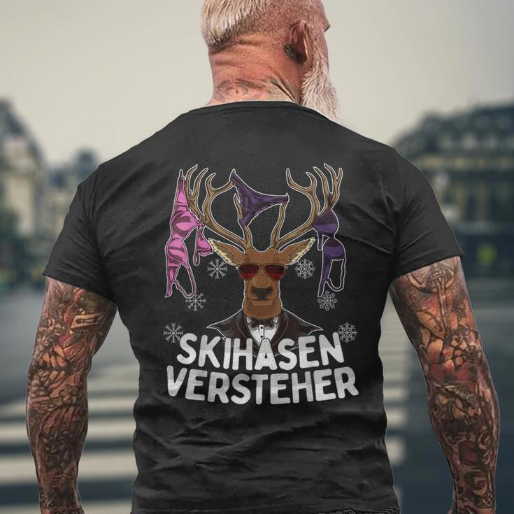 Skihasen Versteher Apres-Ski Party Crew T-Shirt mit Rückendruck Geschenke für alte Männer