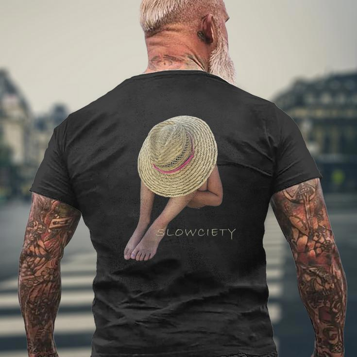 Slowciety Great For Dad And Grads Mens Back Print T-shirt Gifts for Old Men