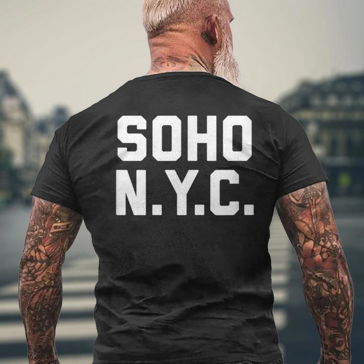 Soho Nyc New York City Men's T-shirt Back Print Gifts for Old Men