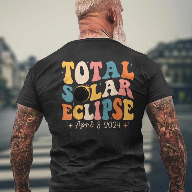 Solar Eclipse 2024 Total Solar Eclipse 40824 Men's T-shirt Back Print Gifts for Old Men