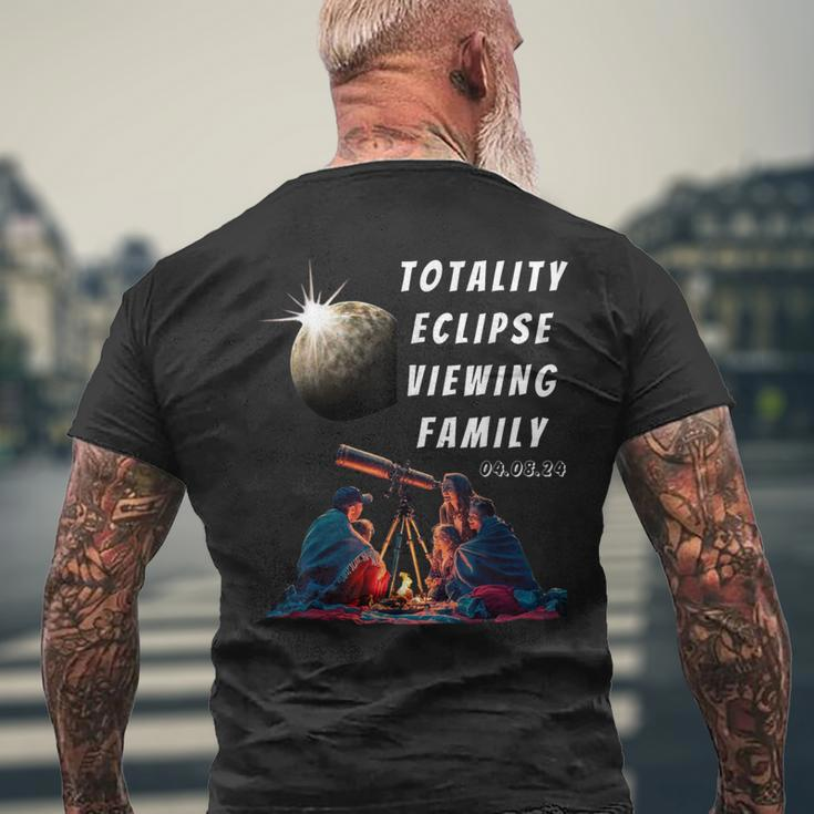Solar-Eclipse With Family Solar-Eclipse Glasses For 2024 Men's T-shirt Back Print Gifts for Old Men