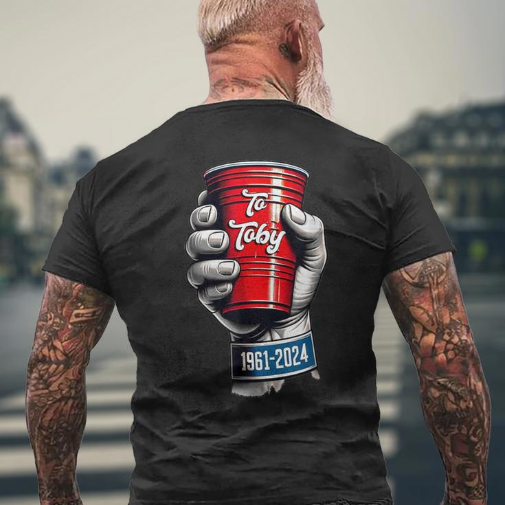 Solo Cup Cheers To Toby Red Solo Cup Men's T-shirt Back Print Gifts for Old Men