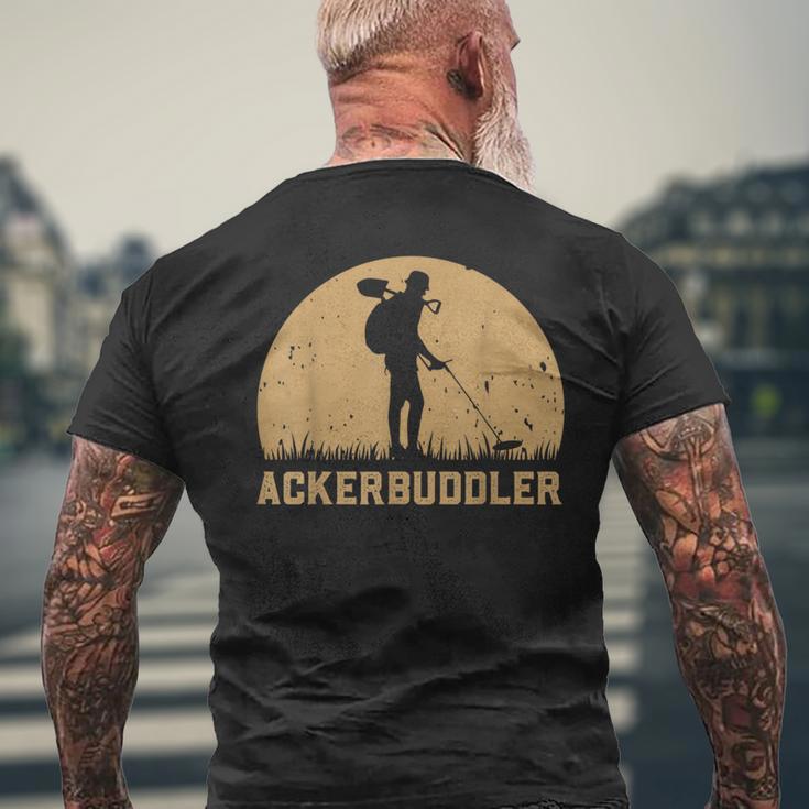 Sondelgänger Sondelgänger Sondeln Ackerbuddler Black T-Shirt mit Rückendruck Geschenke für alte Männer