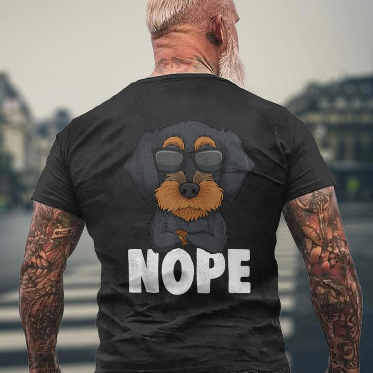 With Spiral Dachshund Dachshund Teckel S T-Shirt mit Rückendruck Geschenke für alte Männer