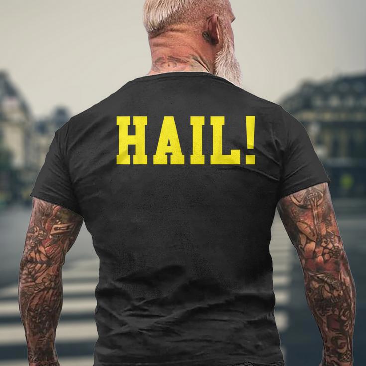 State Of Michigan Hail U M Ann Arbor Mi Aa Men's T-shirt Back Print Gifts for Old Men