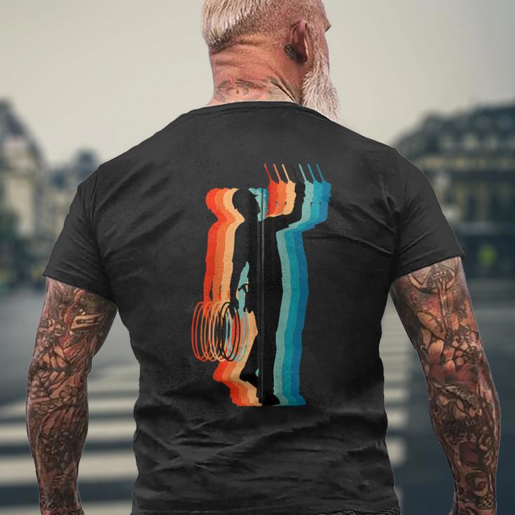 Stolzer Elektriker Papa Retrointage Elektriker Papa Kapuzenjacke T-Shirt mit Rückendruck Geschenke für alte Männer