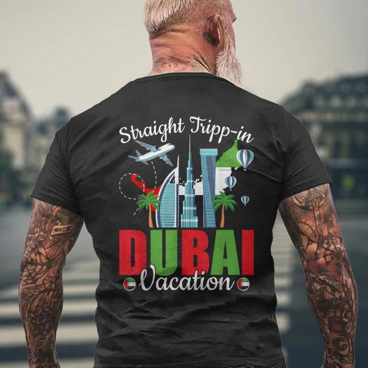 Straight Tripp-In Dubai Group Vacation Matching Crew Men's T-shirt Back Print Gifts for Old Men