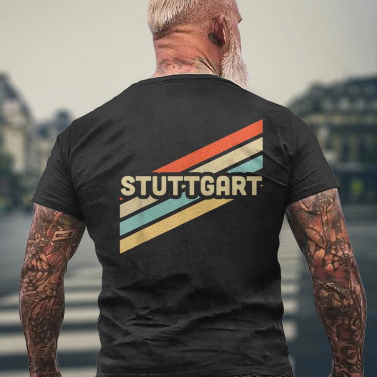 Stuttgart Vintage Retro S T-Shirt mit Rückendruck Geschenke für alte Männer