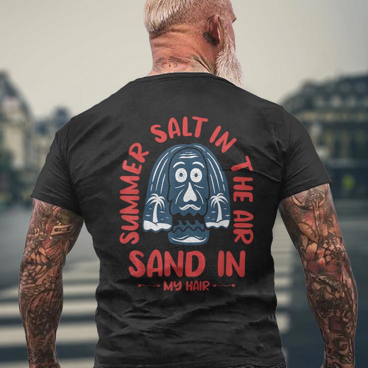 Summer Salt In The Air Sand In My Hair Summer Men's T-shirt Back Print Gifts for Old Men