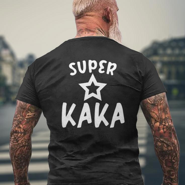 Super Kaka Turkmen Dad For Men Mens Back Print T-shirt Gifts for Old Men