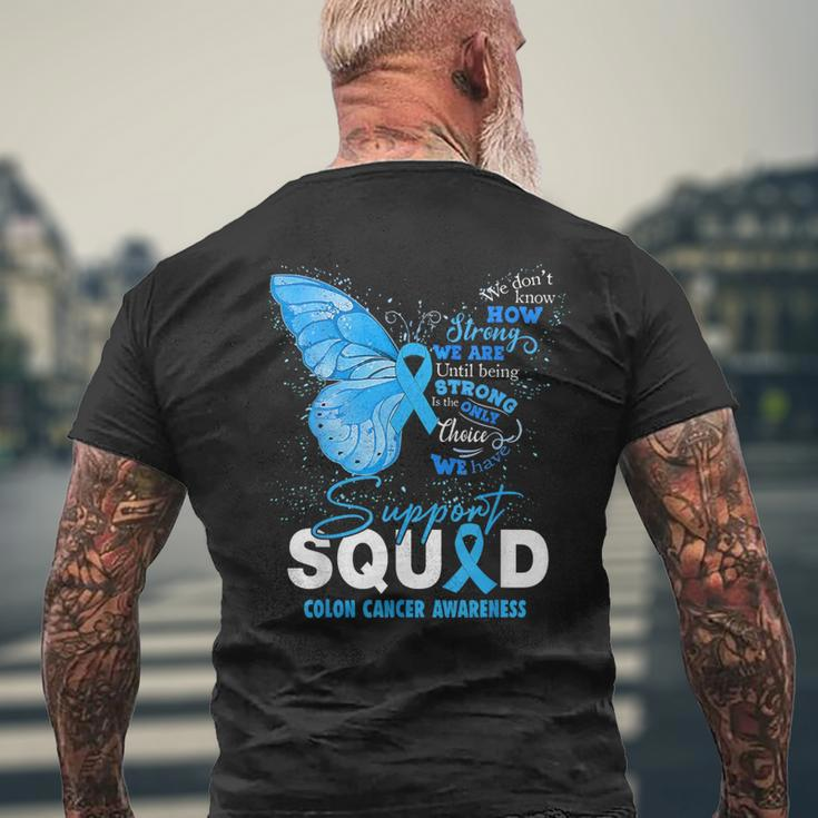 Support Aquad Butterfly Men's T-shirt Back Print Gifts for Old Men