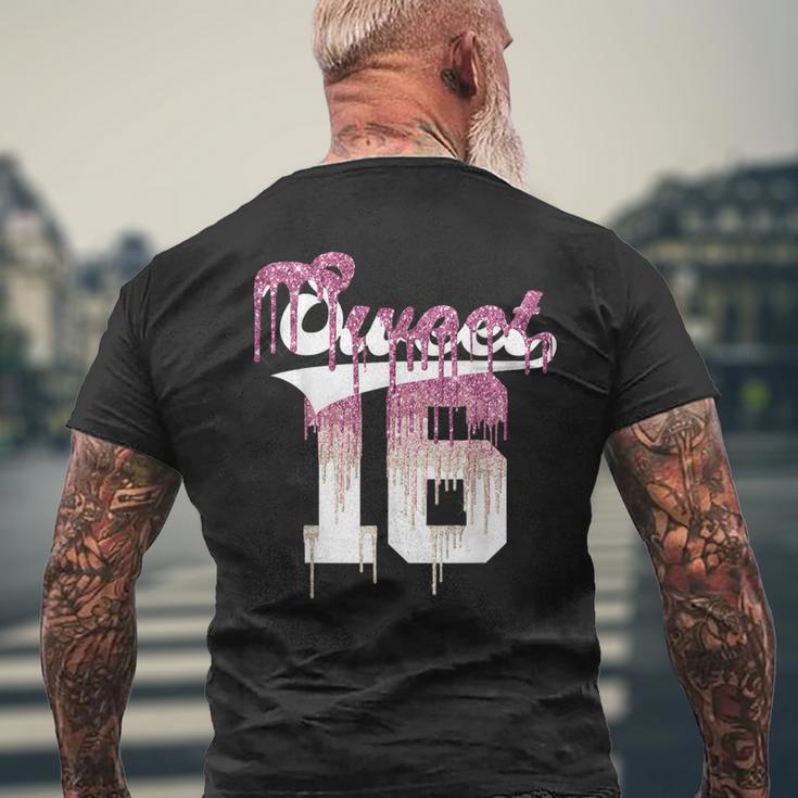 Sweet 16 Sweet Sixn 16Th Birthday Men's T-shirt Back Print Gifts for Old Men