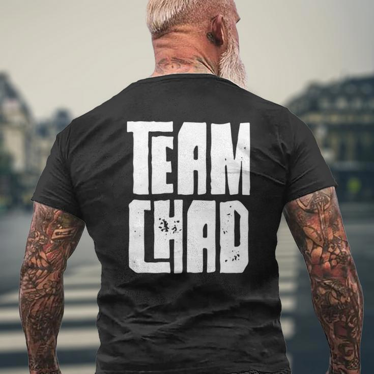 Team Chad Husband Son Grandson Dad Sports Family Group Mens Back Print T-shirt Gifts for Old Men