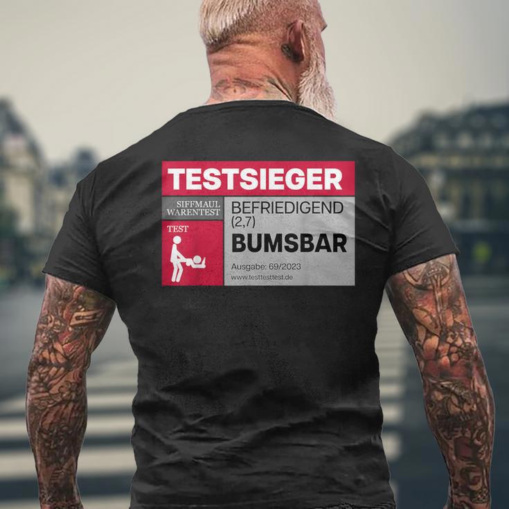 Test Winner T-Shirt mit Rückendruck Geschenke für alte Männer