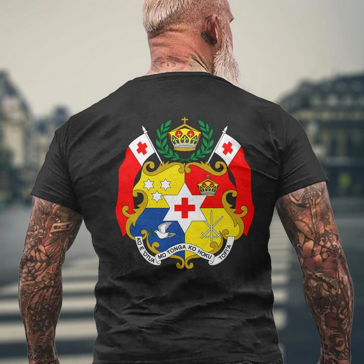 Tonga Coat Of ArmsShirt National Tongan Emblem Tee Mens Back Print T-shirt Gifts for Old Men