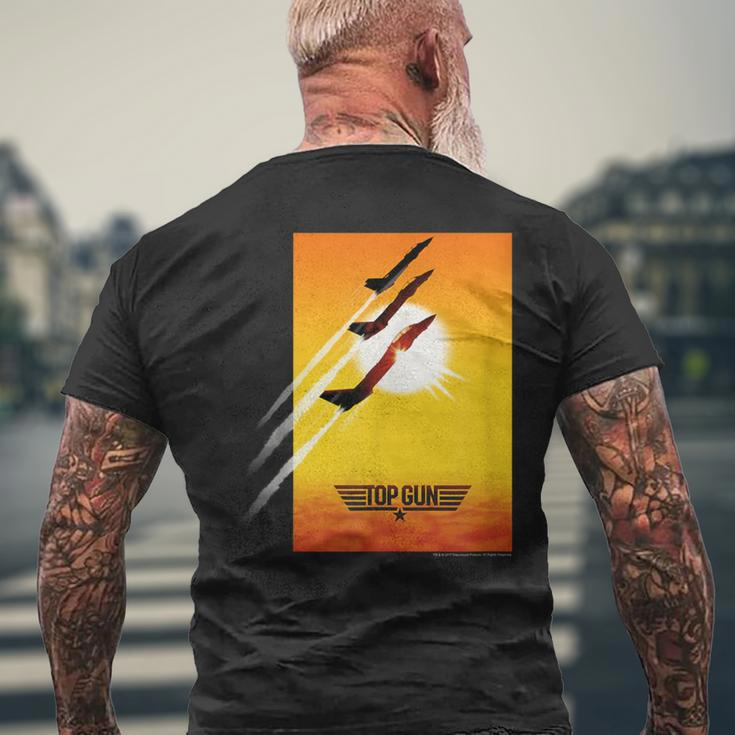 Top-Gun Poster T-Shirt mit Rückendruck Geschenke für alte Männer