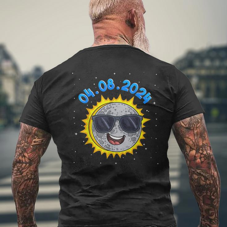Total Solar Eclipse 2024 Usa Astronomy Totality Sun Moon Men's T-shirt Back Print Gifts for Old Men