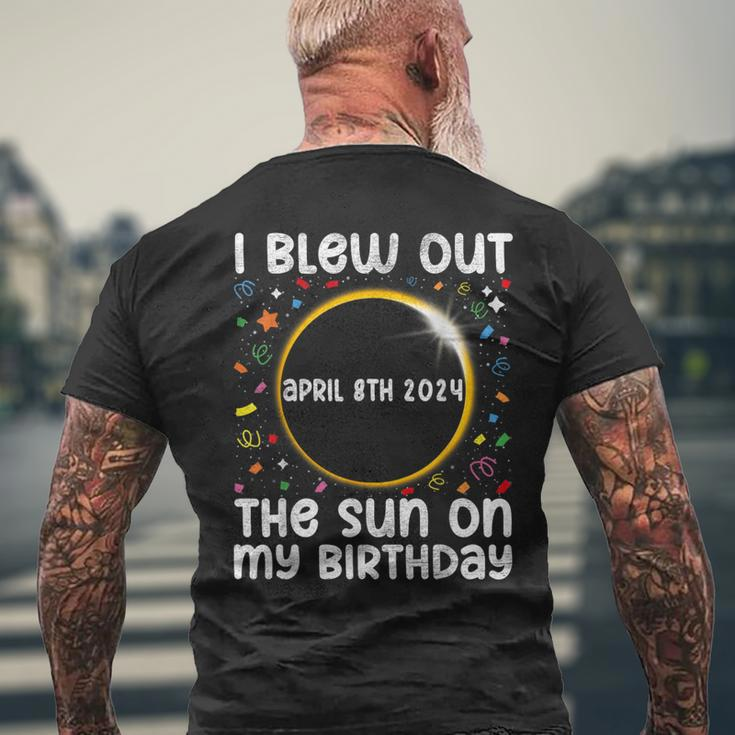 Total Solar Eclipse Birthday April 2024 Quote Totality Men's T-shirt Back Print Gifts for Old Men