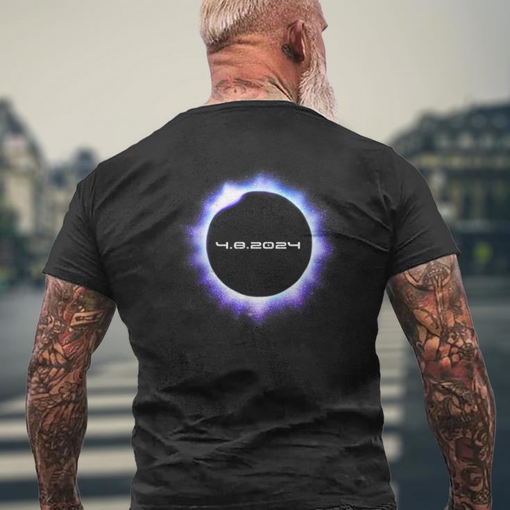 Totality 4082024 Total Solar Eclipse 2024 Men's T-shirt Back Print Gifts for Old Men