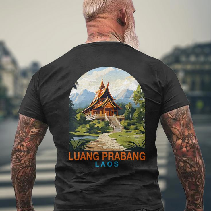 Travel Adventure Trip Summer Vacation Luang Prabang Laos Men's T-shirt Back Print Gifts for Old Men