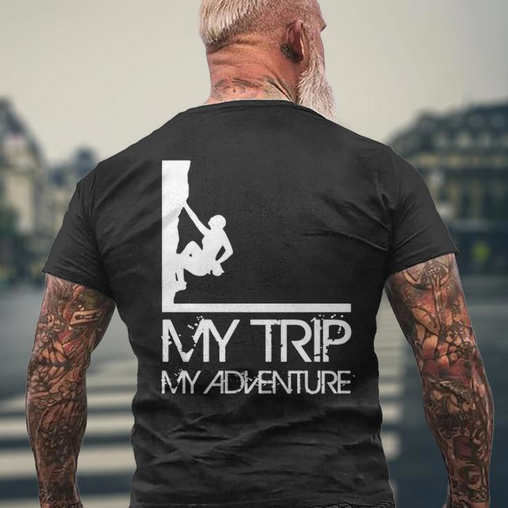 My Trip My Adventure Men's T-shirt Back Print Gifts for Old Men