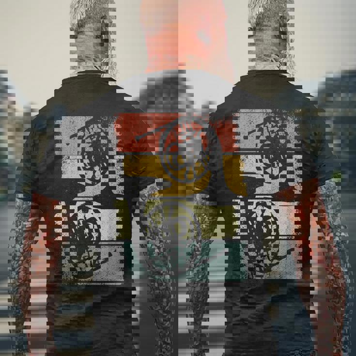 Trompas Dibujo Trompa Instrumento Musical Camiseta Hombre Estampado Espalda Regalos para ancianos