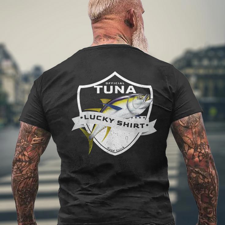 Tuna Lucky Accessories To Yellowfin Tuna Fishing Men's T-shirt Back Print Gifts for Old Men