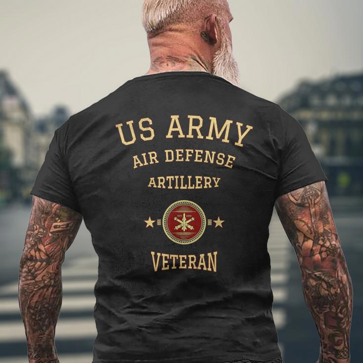 Us Army Air Defense Artillery Veteran Retired Army Veteran V2 Mens Back Print T-shirt Gifts for Old Men