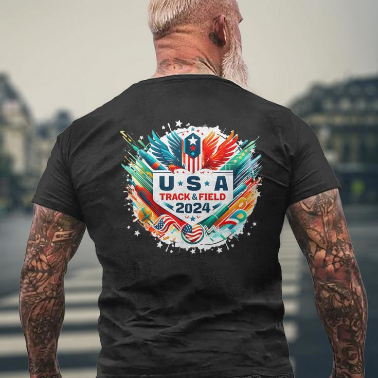 Usa 2024 Go United States Running American Sport 2024 Usa Men's T-shirt Back Print Gifts for Old Men
