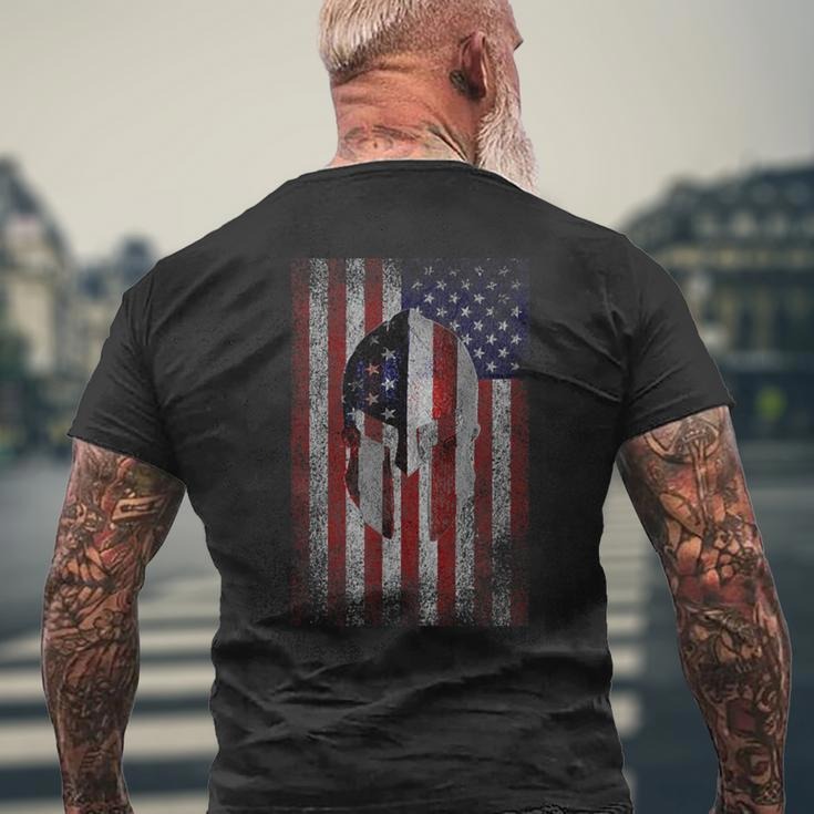 Usa American Grunt Spartan Style T-Shirt mit Rückendruck Geschenke für alte Männer