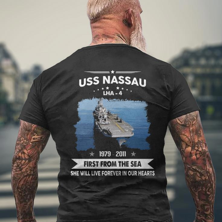 Uss Nassau Lha Men's T-shirt Back Print Gifts for Old Men