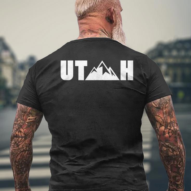 Utah State Men's T-shirt Back Print Gifts for Old Men