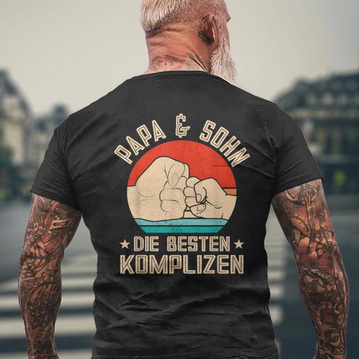 Vater Papa Sohn T-Shirt mit Rückendruck Geschenke für alte Männer