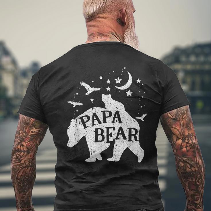 Vatertag Papa Bär Herren Papa Bär T-Shirt mit Rückendruck Geschenke für alte Männer