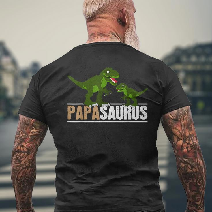 Vatertag Papa Familie T-Rex Dino Geschenk T-Shirt mit Rückendruck Geschenke für alte Männer