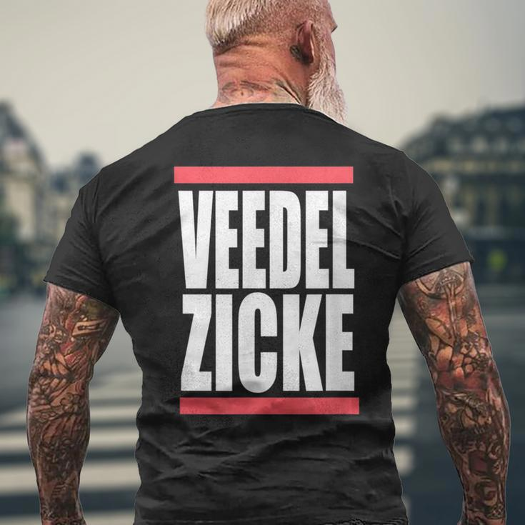 Veedel Zicke Jecke Carnival Cologne Fastelovend Kölle Alaaf T-Shirt mit Rückendruck Geschenke für alte Männer