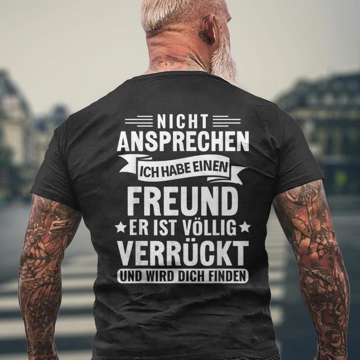 Vgeben Nicht Ansprechen Ich Habe Einen Freund S T-Shirt mit Rückendruck Geschenke für alte Männer