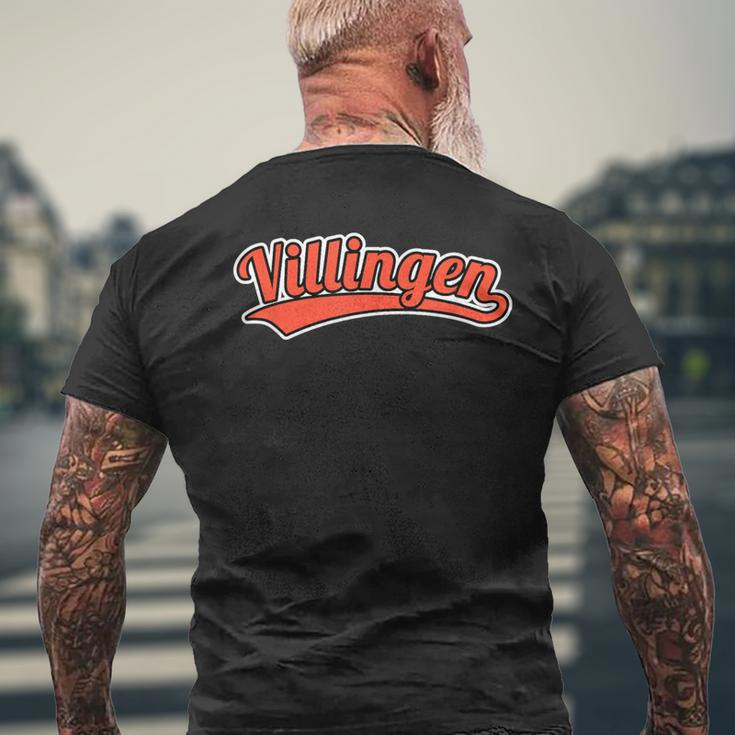 Villingen Lettering For Clubs And Stolze Villinger T-Shirt mit Rückendruck Geschenke für alte Männer