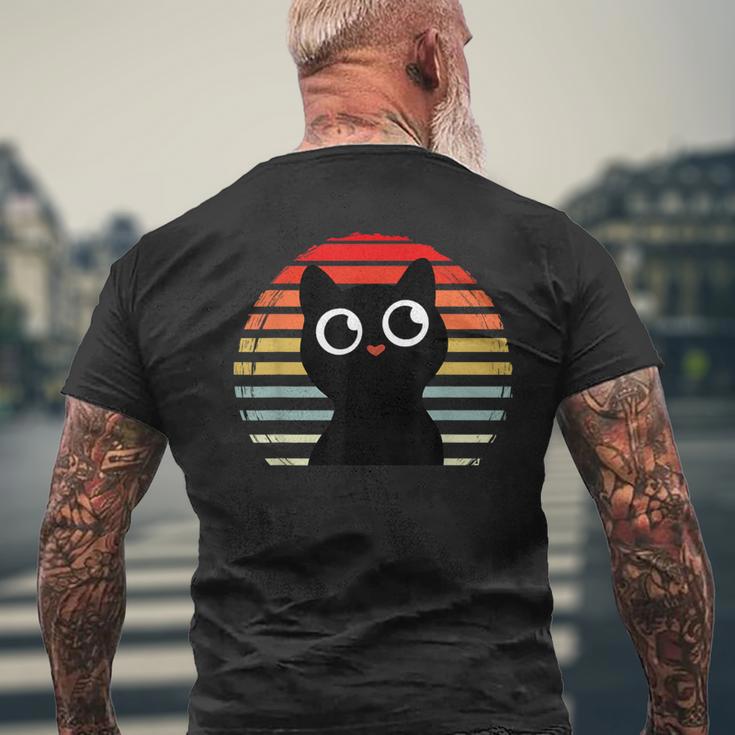 Vintage Cat T-Shirt mit Rückendruck Geschenke für alte Männer